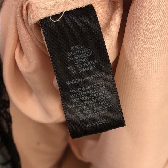 Express black lace dress with nude underlay - Picture 4 of 5